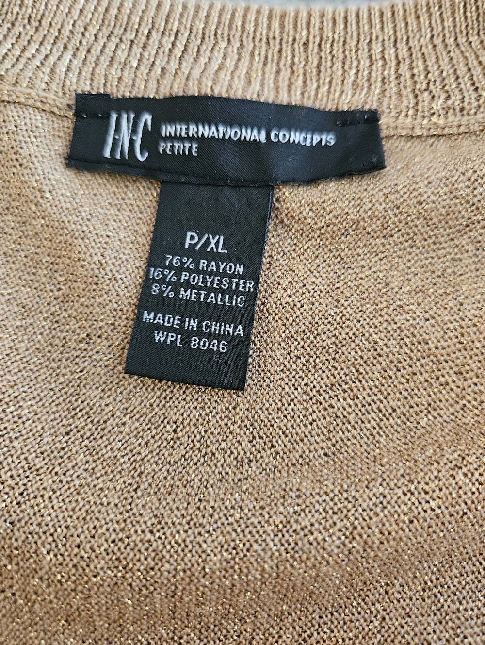 NEW ☆ INC / Macy's Top/Sweater, Size XL Petite, Brand NEW! - Picture 4 of 4